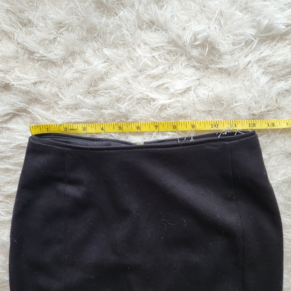H&M Black Bodycon Stretch Pencil Mini Skirt, Size 4 - Picture 5 of 6